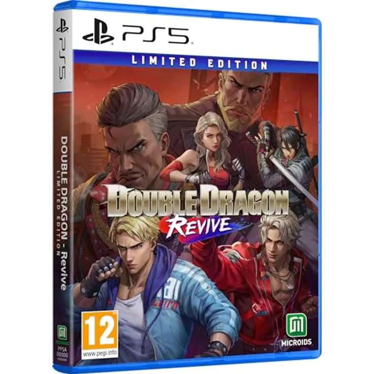 MICROÏDS Double Dragon Revive - Limited Edition [PS5] [Blu-ray], modernisierte 3D-Grafik, strategisches Beat-Em-Up-Gameplay