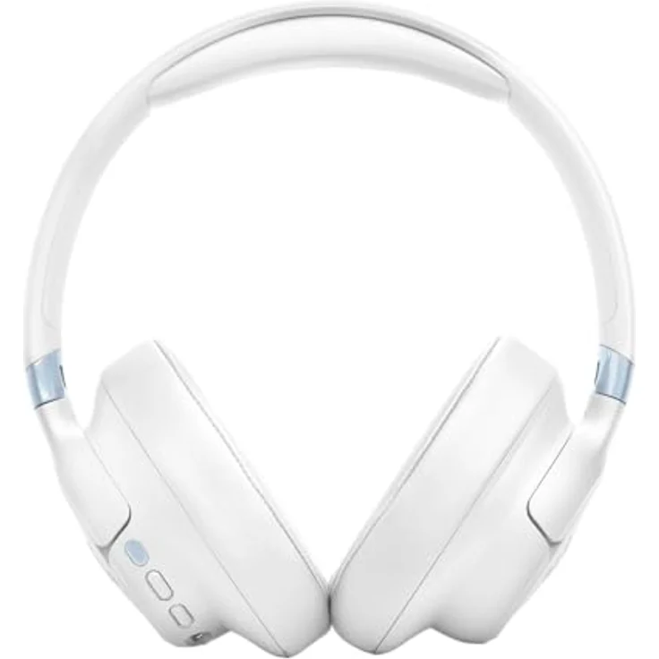 JBL Tune 780 NC, Kabellose Over-Ear-Kopfhörer mit adaptivem Noise-Cancelling, 76 Stunden Akkulaufzeit, Schnellladefunktion, Weiß – Bild 2