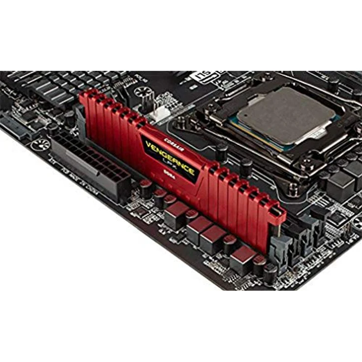 Corsair Vengeance LPX 8GB (1x8GB) DDR4 2400MHz C16 XMP 2.0 High Performance Desktop Arbeitsspeicher, Rot - Preisvergleich – Bild 4