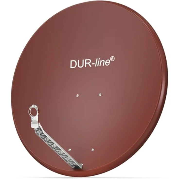 DUR-line Select 85/90cm Satellitenschüssel Alu ziegelrot – Bild 2