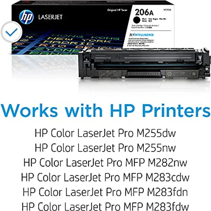 HP W2110A 206A Tonerkartusche, Schwarz – Bild 2