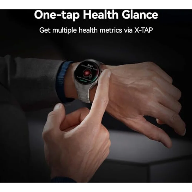 Huawei Watch 5 (42mm), Smartwatch mit Metallgehäuse und Fluorelastomer Armband in Aurora Grün, Fitness-Tracking und Gesundheitsüberwachung – Bild 6
