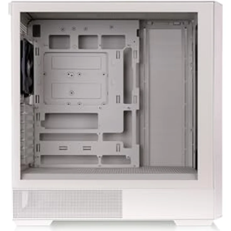 Thermaltake Retro 360, Mid-Tower-ATX-Gehäuse im Retro-Design mit 2 vorinstallierten 120-mm-Lüftern und gehärteter Glasscheibe, beige – Bild 3