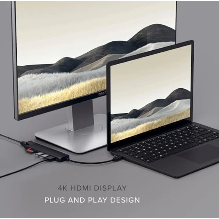 Satechi Type-C Multi-Port Hub 4K Ethernet Slim Black - Preisvergleich – Bild 3