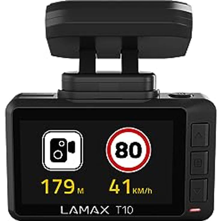 LAMAX T10 Real 4K Dashcam mit GPS WiFi + Mobile App Weitwinkelaufnahmen 170° Radarwarnung 50 Länder – Bild 2