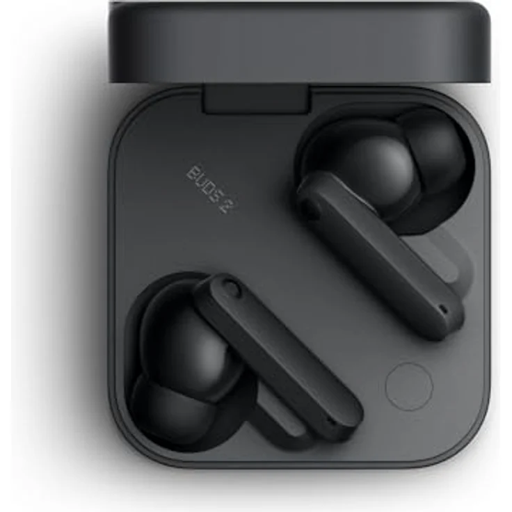 CMF BY NOTHING Buds 2 Kabellose Ohrhörer mit 48 dB Hybrid ANC, 55 Stunden Akkulaufzeit, 11mm PMI Treiber, 6 HD-Mikrofone und Spatial Audio, IP55 Wasserfest – Dunkelgrau – Bild 2