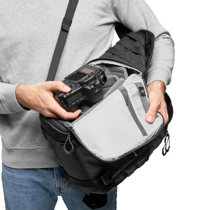 Lowepro ProTactic BP 300 AW II Fotorucksack für spiegellose-DSLR, QuickShelf Fachteiler, für Foto- und persönliche Ausrüstung, z. B. für Sony Apha9, LP37265-PWW – Bild 4