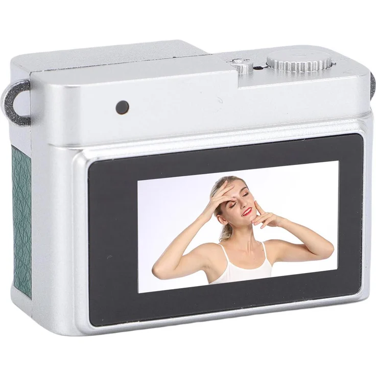 Lixada Kleine Schlüsselanhänger-Kamera 1080P 2MP mit 0,96 Zoll Farbdisplay, 32 GB Speicherkarte, LED-Blitz und 4 Filtern