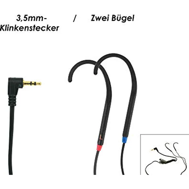 Geemarc CLHOOK3 - 2 Induktionsohrbügel 3,5mm