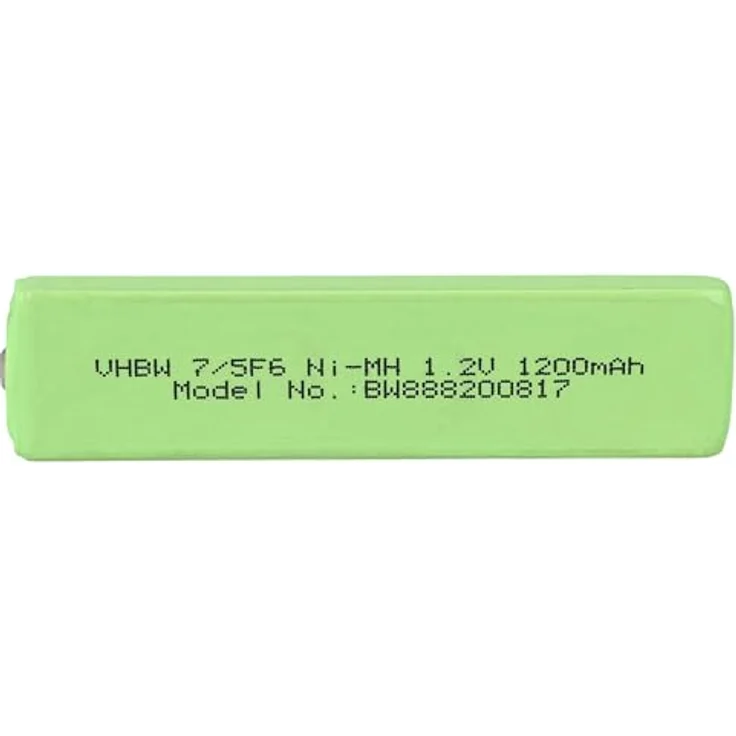 vhbw Akkuzelle 7/5F6 für Iriver SlimX iMP-550 CD Player, 1100mAh, 1,2V NiMH, Button Top, leistungsstark und geprüft – Bild 4