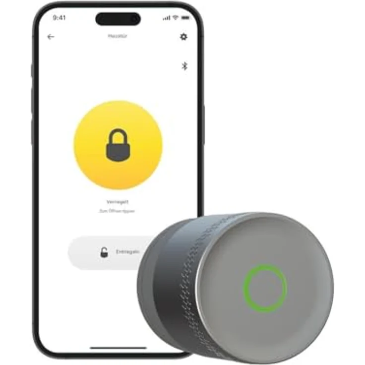 Yale Linus L2 Lite Smart Lock Silber – Bluetooth-Schloss mit App-Steuerung, HomeKit & SmartThings, inkl. Zylindereinlage – Bild 1