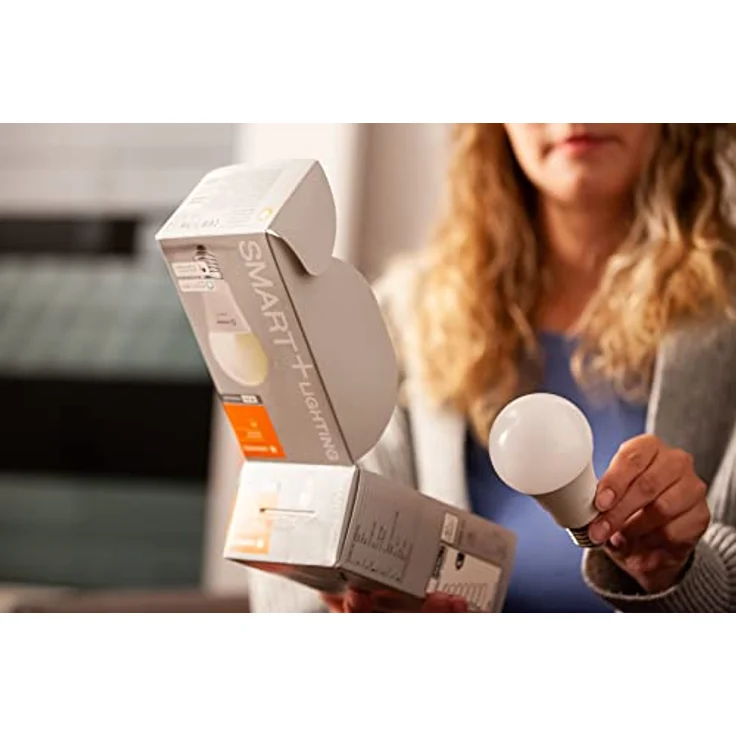 LEDVANCE E27 LED Lampe, Smart Home Wifi Leuchtmittel mit 9 W (806Lumen) ersetzt 60 W Glühbirne, dimmbar, RGBW Lichtfarbe (2700-6500K), kompatibel mit Alexa, google oder App, Lampen im 1er-Pack – Bild 2