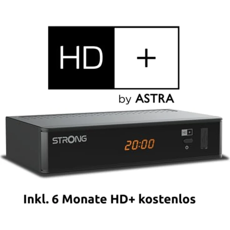 STRONG SRT7815 Digitaler HD Satelliten-Receiver, HD-SAT-Empfang, DVB-T2 HD, inklusive HD+ Karte für Deutschland - Preisvergleich – Bild 2
