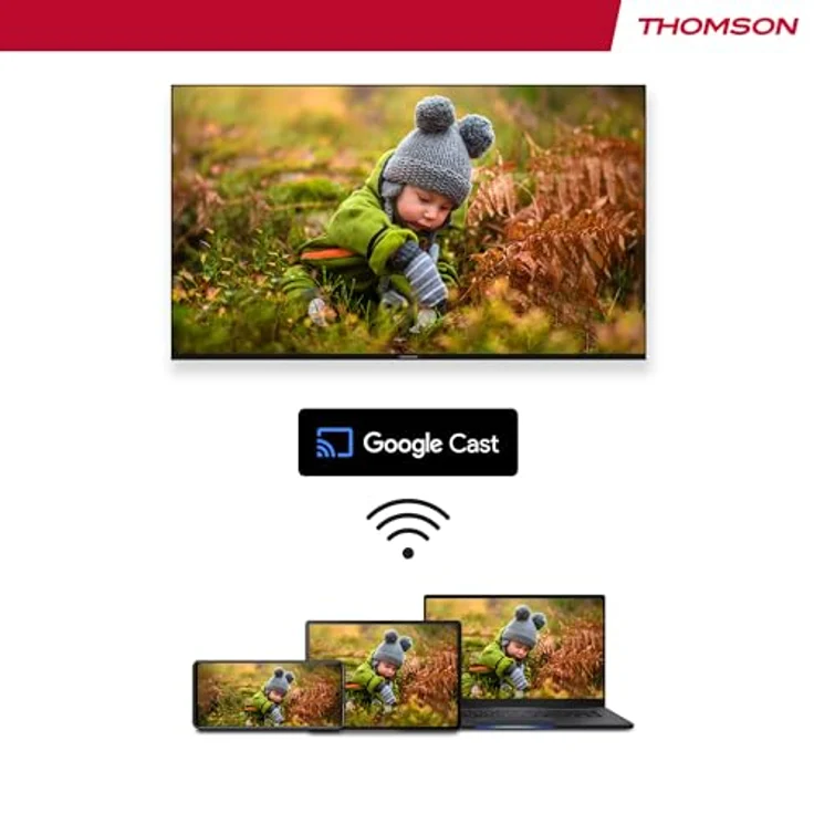 Thomson 32HG2S14, 32 Zoll HD Smart TV mit Google TV, Wi-Fi, Bluetooth und 3 HDMI, Schwarz – Bild 12