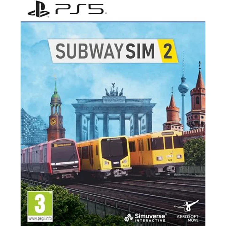 MDM MERIDIEM GAMES Subway Simulator 2: Hamburg & Berlin, PS5 Spiel mit dynamischem Wetter, 41 km Strecke und 51 interaktiven Stationen – Bild 1