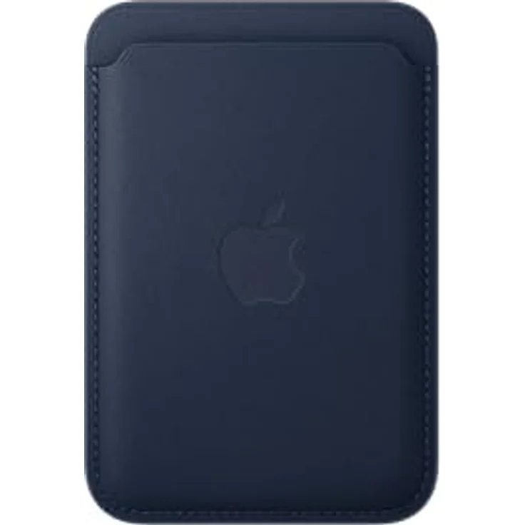 APPLE Feingewebe Wallet mit MagSafe, Backcover für iPhone Modelle 12-16, Tiefblau, 100% recyceltes Material, Platz für bis zu 3 Karten – Bild 1