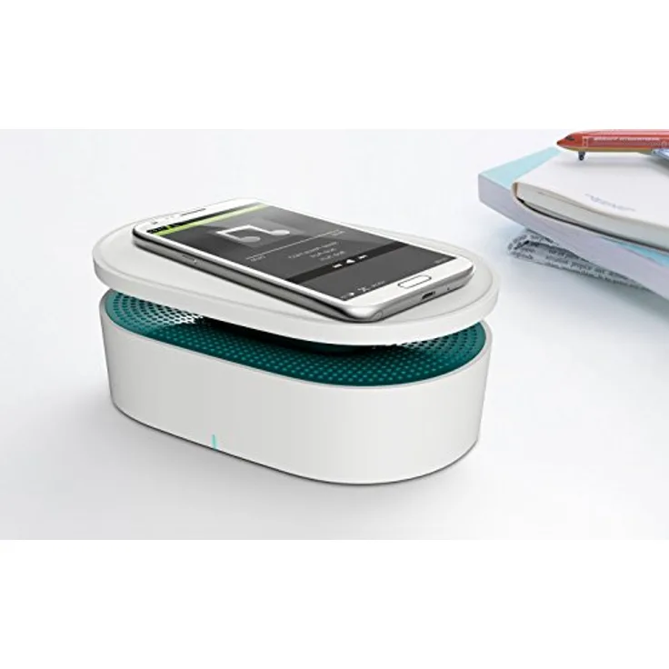 OAXIS Bento 360 Grad Kontakt-Lautsprecher weiß | Induktions-Lautsprecher | Surround-Sound