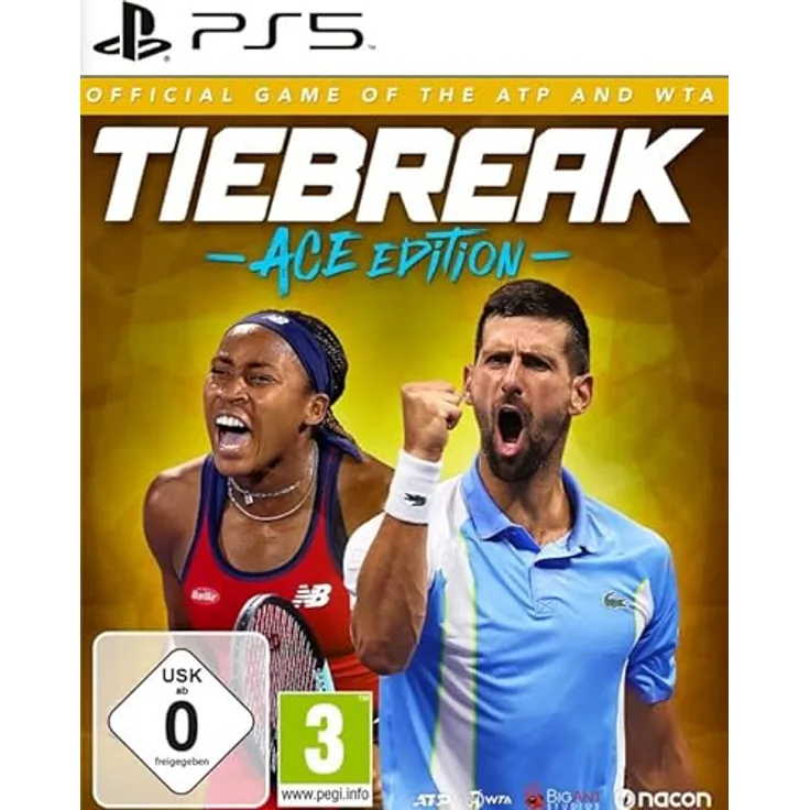 NACON TIEBREAK: Official Game of the ATP and WTA [Ace PEGI Edition] (PS5)