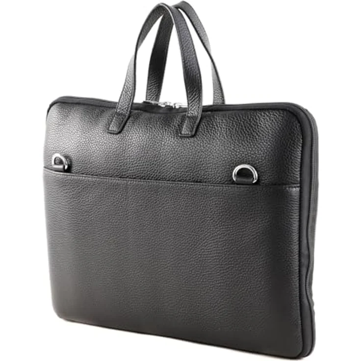 Mandarina Duck Laptophülle Mellow Urban Sleeve MWC02 (14"), Notebooktasche, Schwarz, stylische Aktentasche für Laptop und Unterlagen – Bild 4