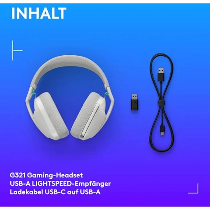 Logitech G321 HEADSET, Gaming Headset mit hochwertigem Sound, Weiss – Bild 10
