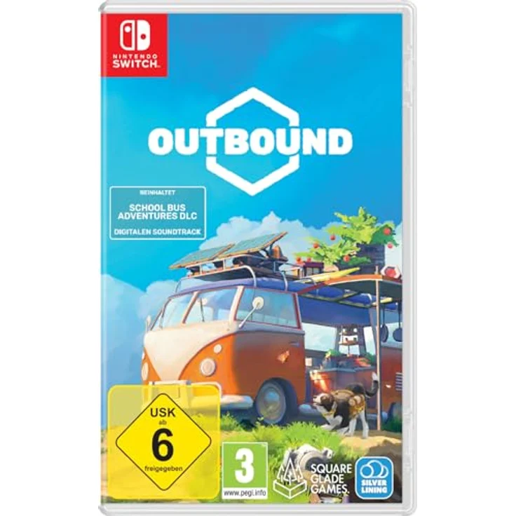Silver Lining Interactive Outbound - Nintendo Switch Spiel mit Basenbau, erneuerbaren Energien und Multiplayer-Koop bis zu 4 Spielern – Bild 1