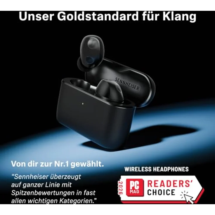 SENNHEISER Momentum True Wireless 5, In-ear Kopfhörer mit Geräuschunterdrückung, 40 Stunden Akkulaufzeit, Bluetooth Denim – Bild 9