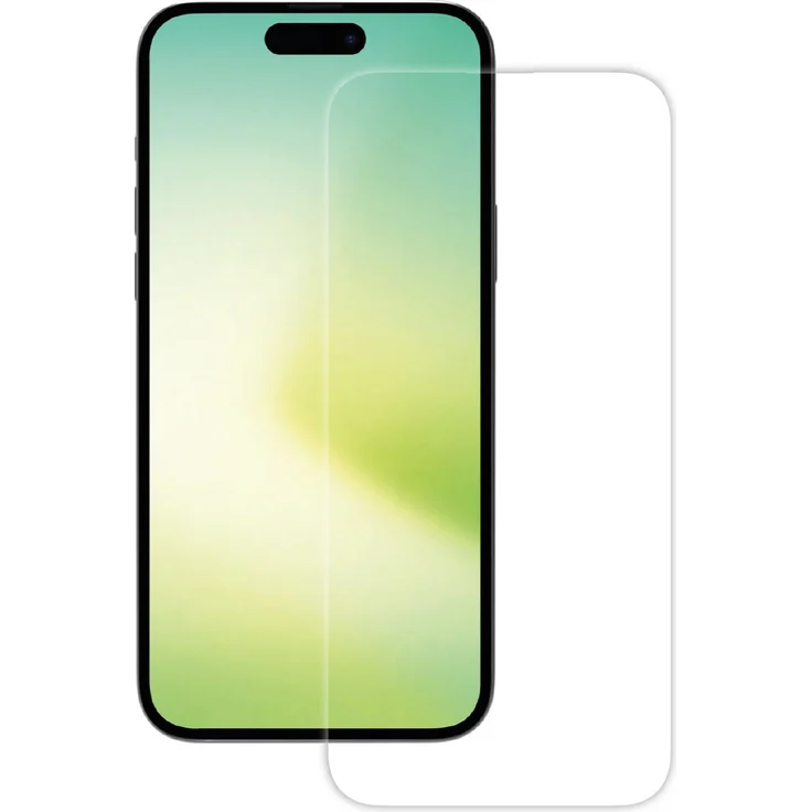 Vivanco 63940 Klare Bildschirmschutzfolie gehärtetes Glas 9H für Apple iPhone 15 Plus, schmutzabweisend, schlagfest, kratzresistent, splitterfrei