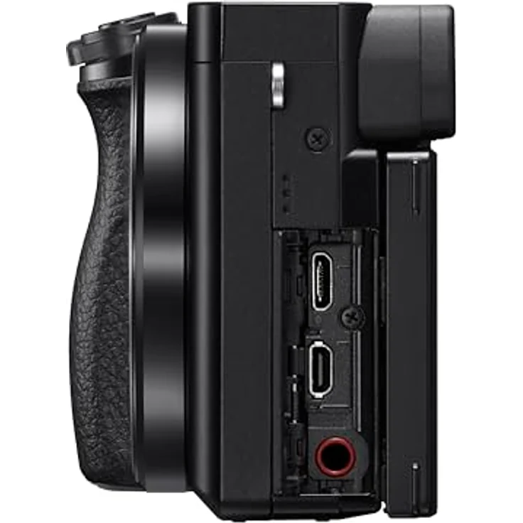 Sony Alpha 6100 | APS-C Spiegellose Kamera | Bundle mit Sony 16-50mm & 55-210 Objektiv | Schneller 0,02s Autofokus mit Augenerkennung für Mensch und Tier, 4K-Filmaufnahmen und neigbares Display – Bild 4