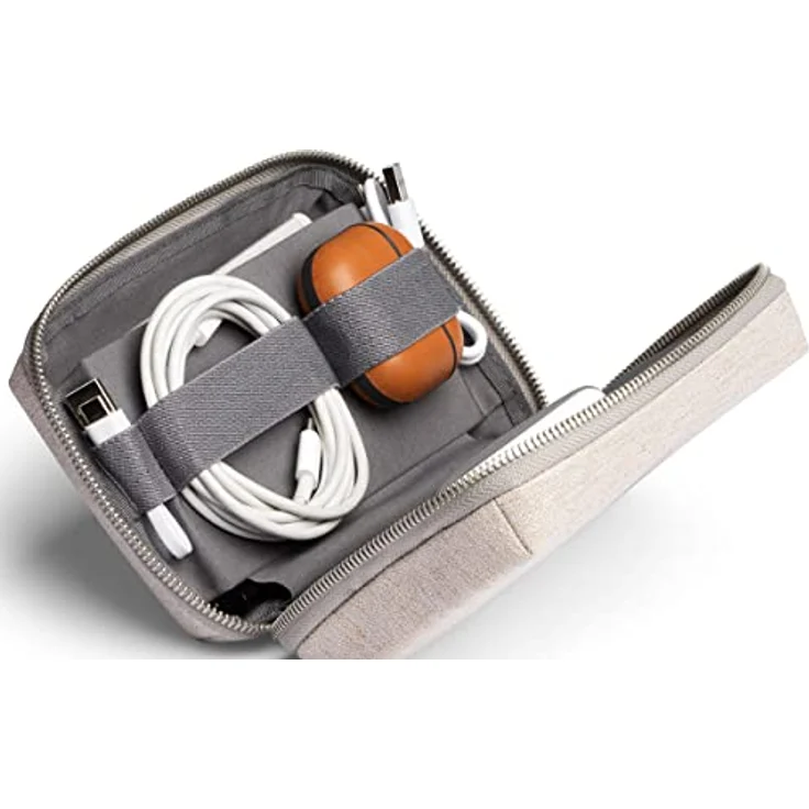 Bellroy Tech Kit Compact, Slim Pouch für Technik-Zubehör mit elastischen Schlaufen, Saltbush – Bild 3