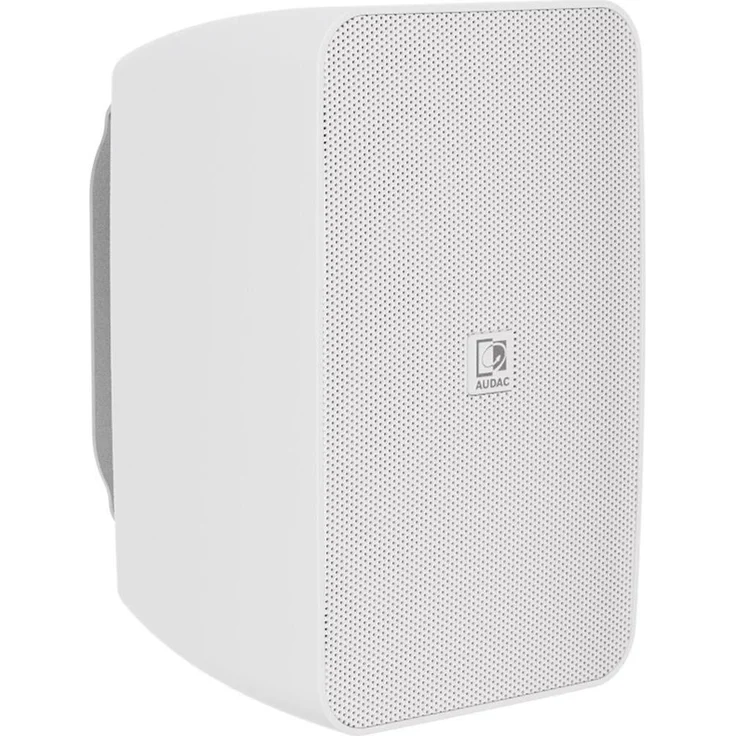 Audac ARES5A, Aktive PC Lautsprecher mit 2 x 40W Leistung, Weiss, Stereo-/Mono-Modus, Bluetooth-erweiterbar