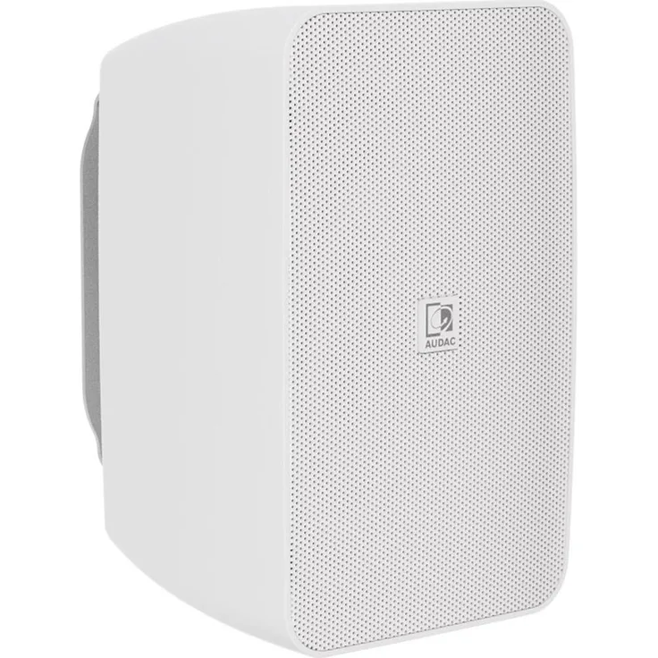 Audac ARES5A, Aktive PC Lautsprecher mit 2 x 40W Leistung, Weiss, Stereo-/Mono-Modus, Bluetooth-erweiterbar