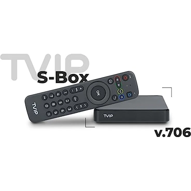 TVIP S-Box v.706 4K UHD Android 11 IP-Receiver (HDR, Dual-WiFi, LAN, Bluetooth, HDMI, USB, MicroSD) – Bild 2