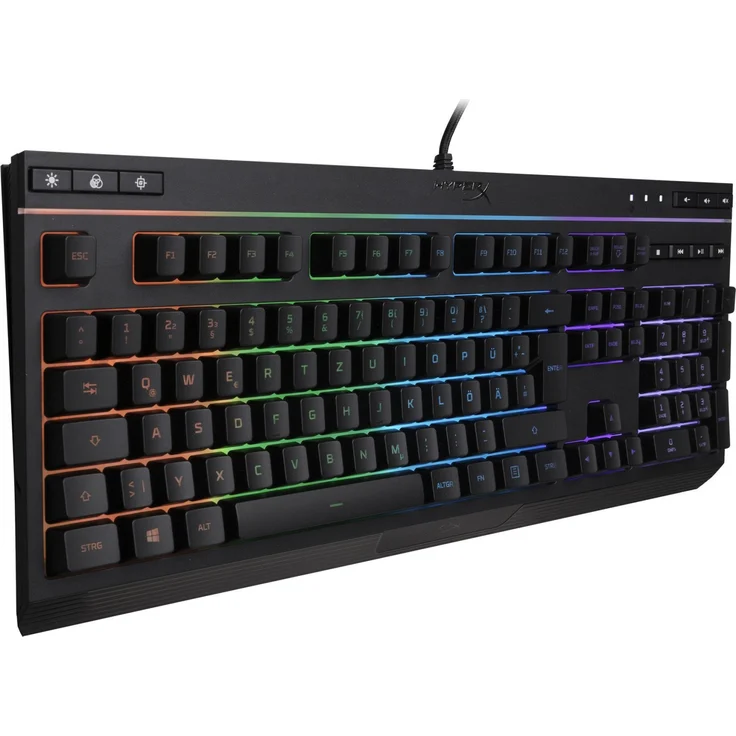 HyperX Alloy Core RGB Gaming - Tastatur - hintergrundbeleuchtet - USB - Deutsch QWERTZ (HX-KB5ME2-DE) – Bild 2