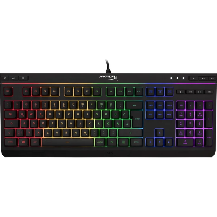 HyperX Alloy Core RGB Gaming - Tastatur - hintergrundbeleuchtet - USB - Deutsch QWERTZ (HX-KB5ME2-DE) – Bild 1