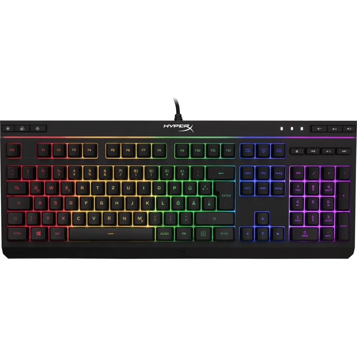 HyperX Alloy Core RGB Gaming - Tastatur - hintergrundbeleuchtet - USB - Deutsch QWERTZ (HX-KB5ME2-DE)