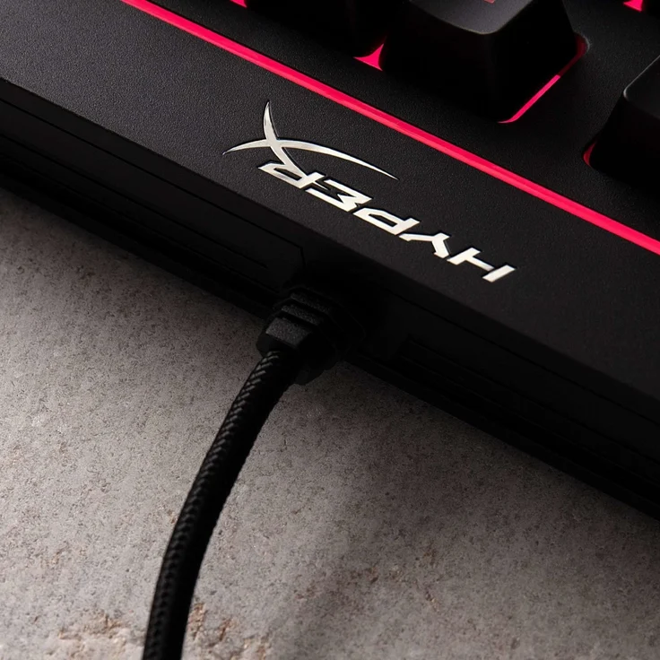 HyperX Alloy Core RGB Gaming - Tastatur - hintergrundbeleuchtet - USB - Deutsch QWERTZ (HX-KB5ME2-DE) – Bild 7