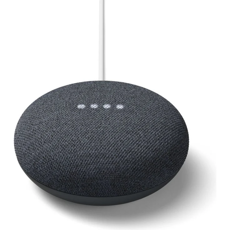 Google Nest Mini (2. Generation) Sprachassistent Carbon/Anthracite – Bild 1