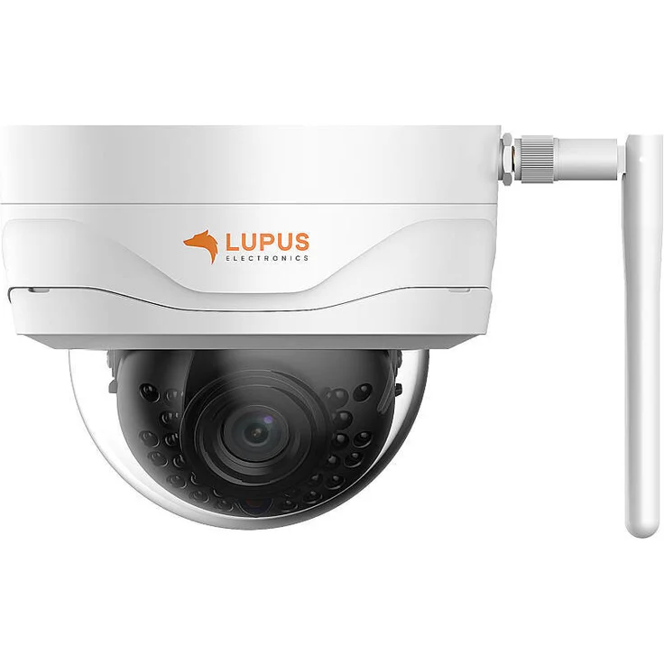 Lupus LE204 WLAN IP Domekamera, Überwachungskamera für außen, SD Aufzeichnung, Deutscher Hersteller, kabellos via WLAN, Nachtsicht, Metallgehäuse, inkl. PC/Mac-Software, ohne Akku, weiß – Bild 2