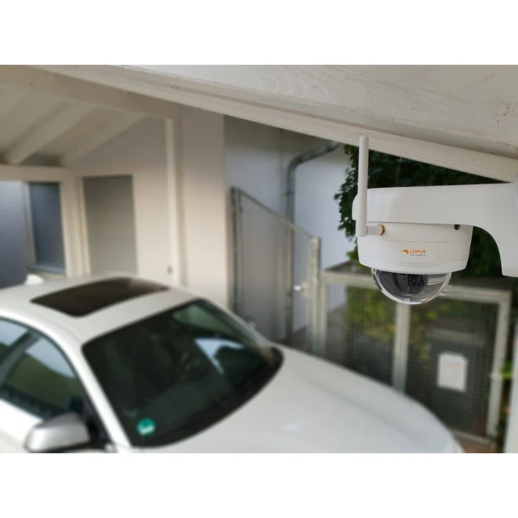 Lupus LE204 WLAN IP Domekamera, Überwachungskamera für außen, SD Aufzeichnung, Deutscher Hersteller, kabellos via WLAN, Nachtsicht, Metallgehäuse, inkl. PC/Mac-Software, ohne Akku, weiß – Bild 7