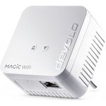 devolo Magic 1 WiFi Mini: Ergänzungsadapter für zuverlässiges WLAN einfach via Stromleitung durch Wände und Decken, Mesh, G.hn-Technologie, Gäste-WLAN, Schweizer Stecker