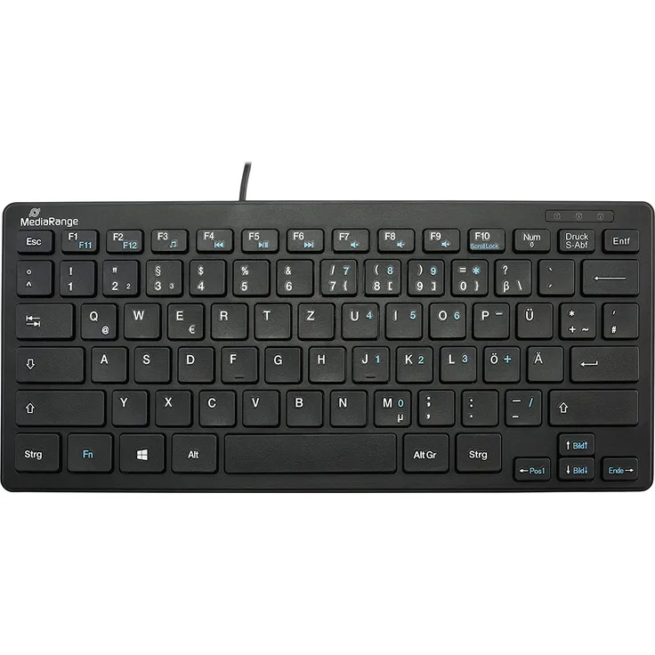 MediaRange MROS112 - Tastatur - USB - QWERTZ - Schwarz (MROS112)