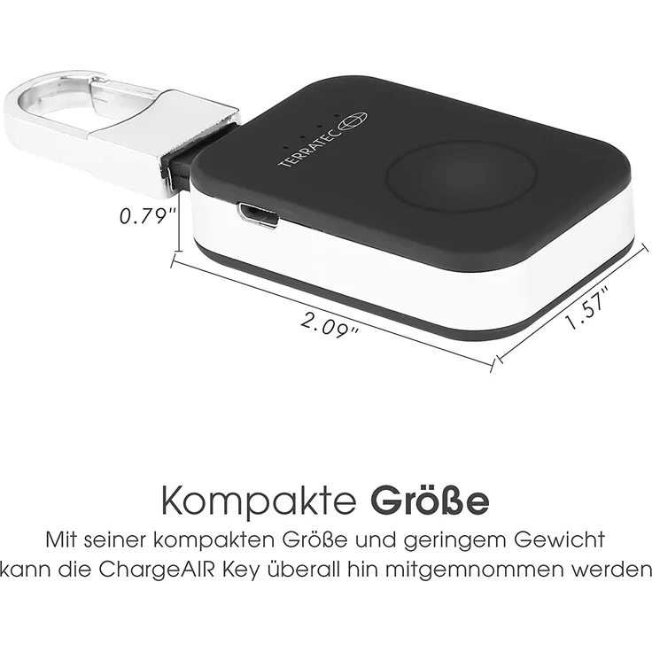 Terratec Charge AIR Key Induktives Ladepad/Powerbank 950 mAh 2 Watt für Apple Watch – Bild 5