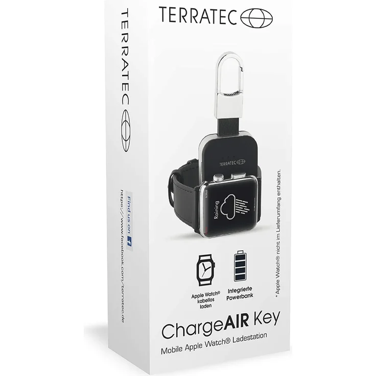 Terratec Charge AIR Key Induktives Ladepad/Powerbank 950 mAh 2 Watt für Apple Watch – Bild 7