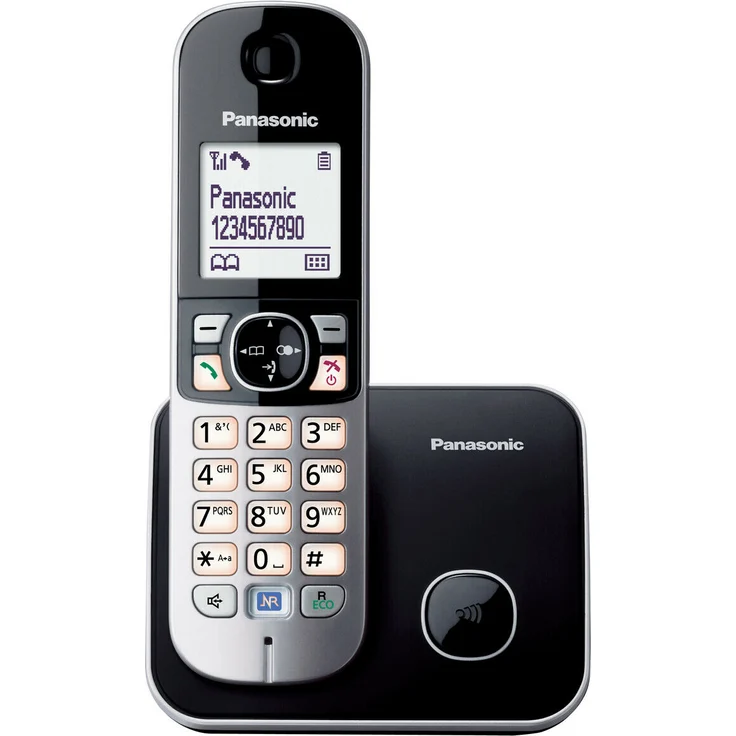 Panasonic KX-TG6811GB DECT-Schnurlostelefon, GAP Telefon, Festnetz, schwarz – Bild 5
