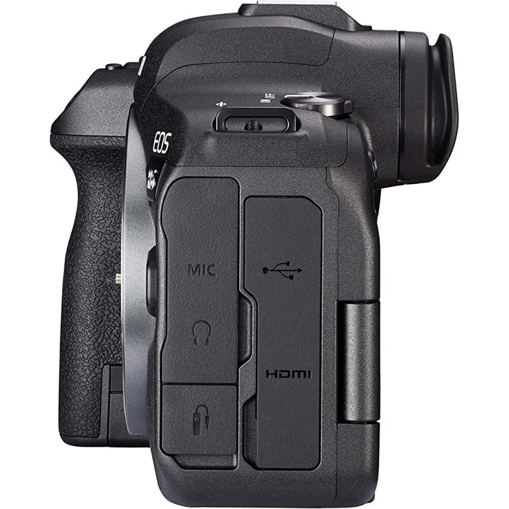 Canon EOS R6 Vollformat Systemkamera - Gehäuse (20,1 MP, 4K UHD, 5 Achsen Bildstabilisator, WLAN, Bluetooth, USB 3.1, Dual Pixel CMOS AF II), schwarz – Bild 3