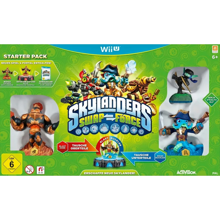 Skylanders SWAP Force - Starter Set (Wii U) – Bild 2