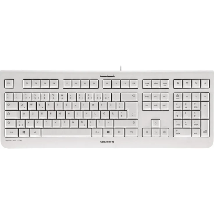 CHERRY KC 1000 - Tastatur - Deutsch QWERTZ - Hellgrau (JK-0800DE-0) – Bild 2