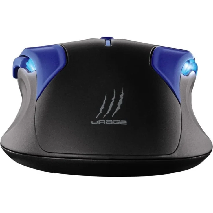 uRage Reaper 3090 Gaming Maus (1GHz, 2m, USB), dpi von 900 - 3500 regelbar, 5 programmierbare Tasten, blaue LEDs, schwarz – Bild 7