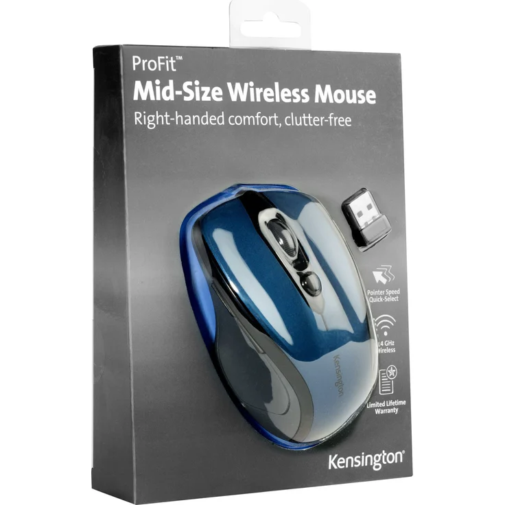Kensington Pro Fit Wireless Mid-Size Mouse blau (K72421) – Bild 5