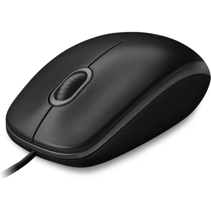 Logitech B100 Optical Mouse Black, USB (910-003357) – Bild 4